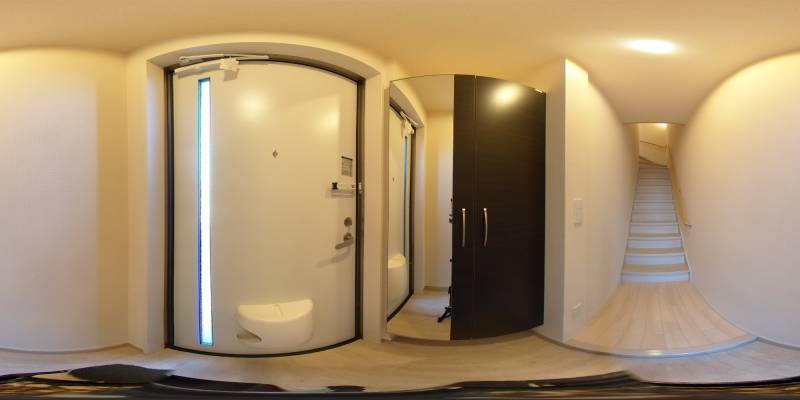 パノラマ画像玄関