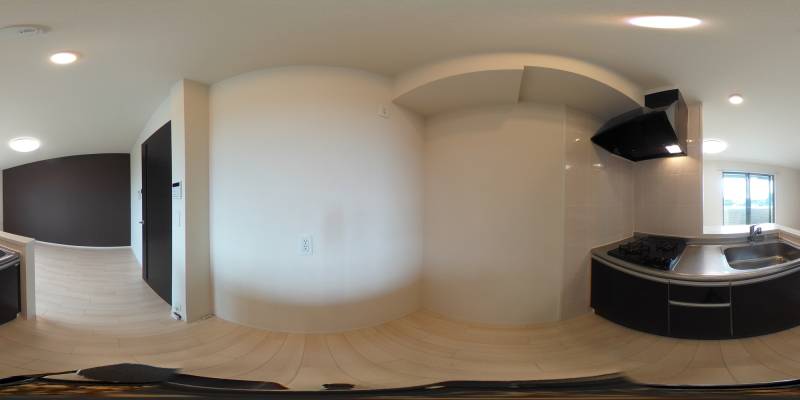 パノラマ画像キッチン