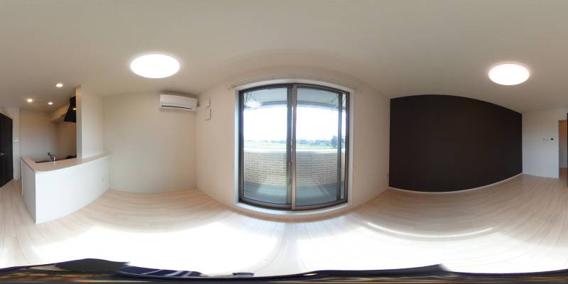 パノラマ画像リビング