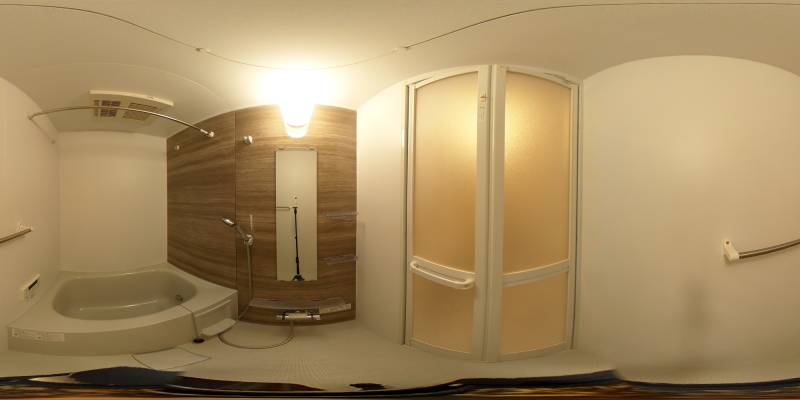 パノラマ画像バスルーム