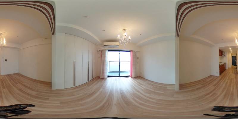 パノラマ画像洋室