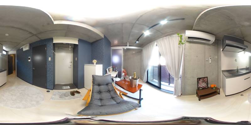 パノラマ画像リビング