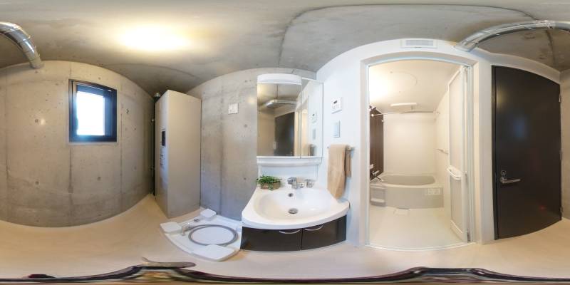 パノラマ画像洗面所