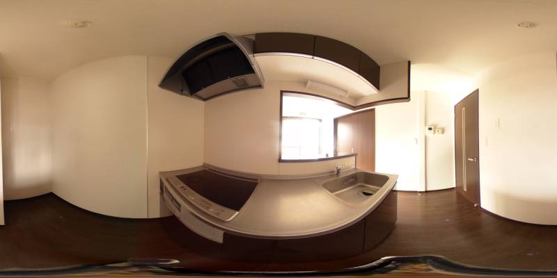 パノラマ画像キッチン