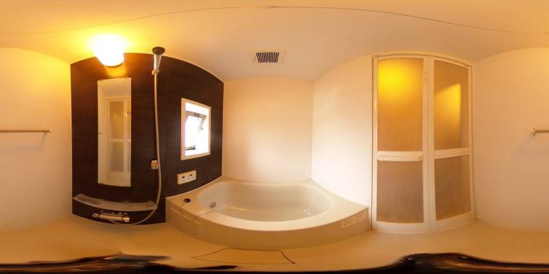 パノラマ画像バスルーム