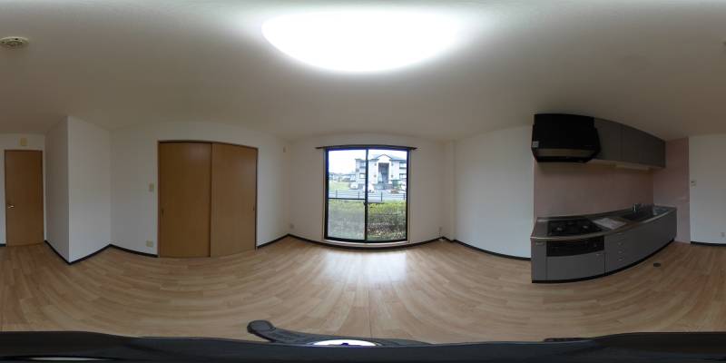 パノラマ画像キッチン