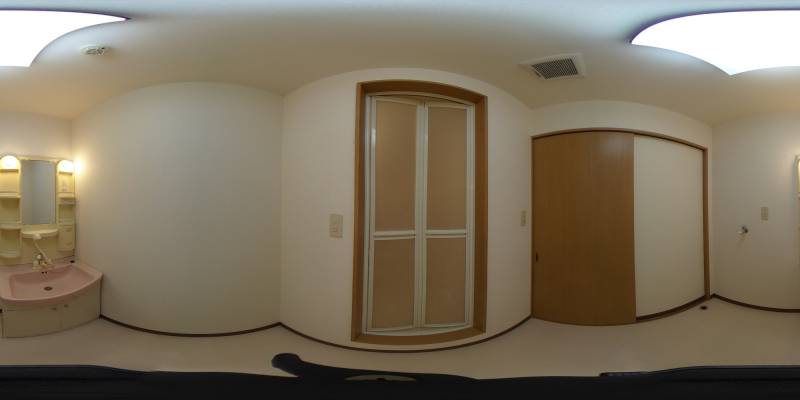 パノラマ画像洗面所