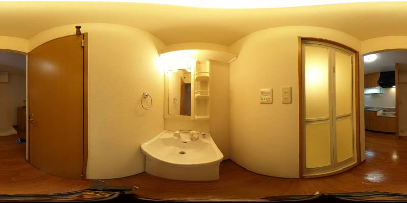 パノラマ画像洗面所