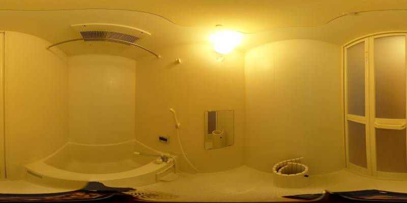 パノラマ画像バスルーム