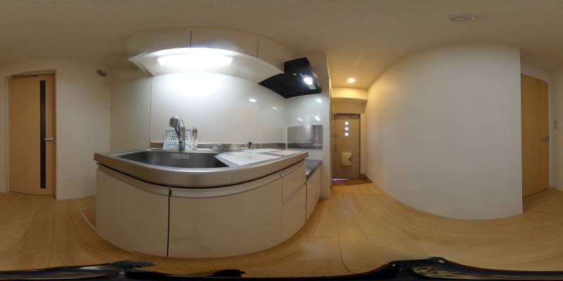 パノラマ画像キッチン