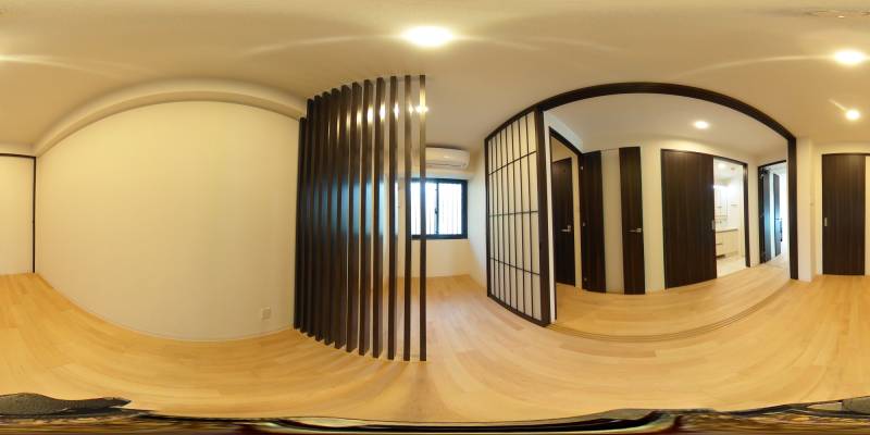 パノラマ画像洋室