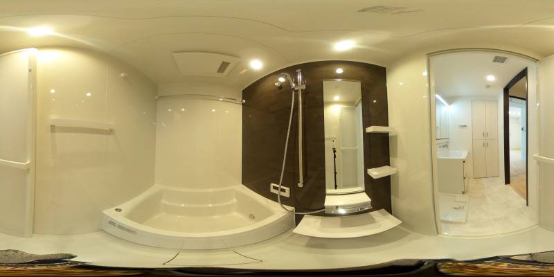 パノラマ画像バスルーム