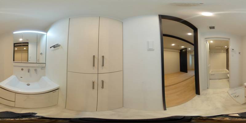 パノラマ画像洗面所