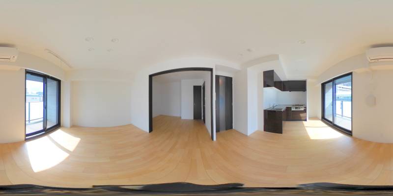 パノラマ画像リビング