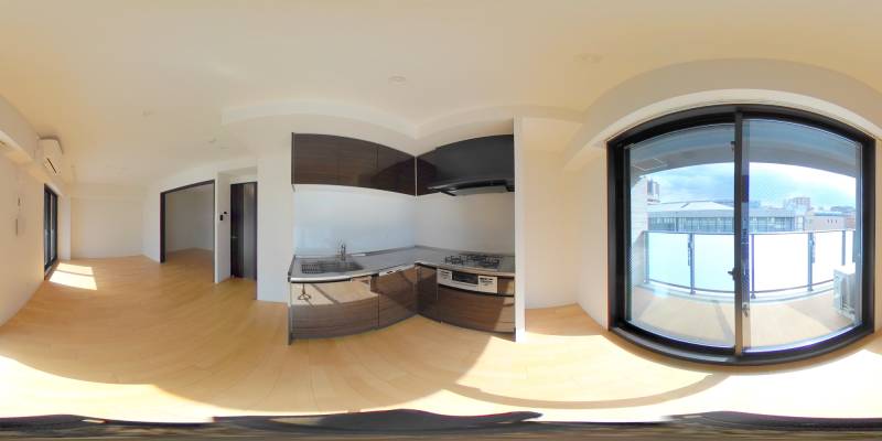 パノラマ画像キッチン