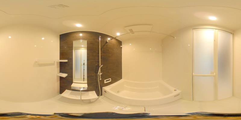 パノラマ画像バスルーム