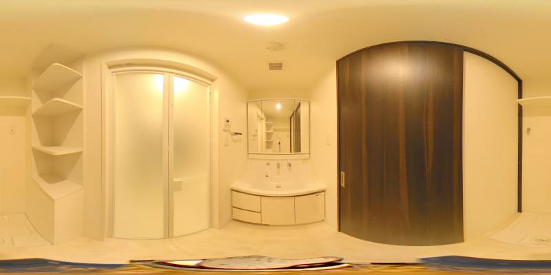 パノラマ画像洗面所