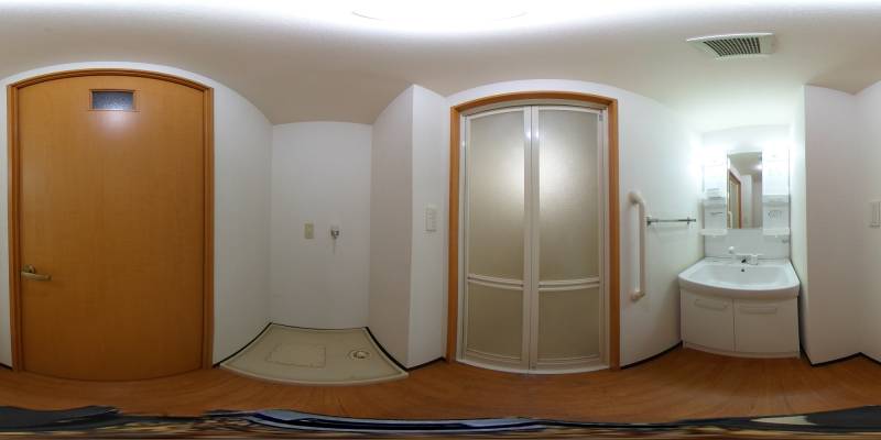 パノラマ画像洗面所