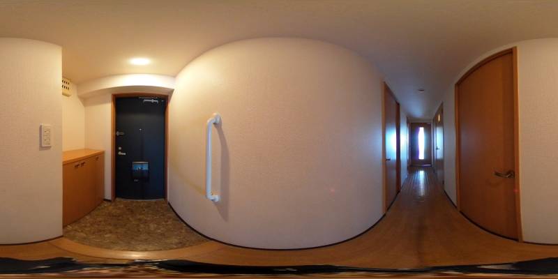 パノラマ画像玄関