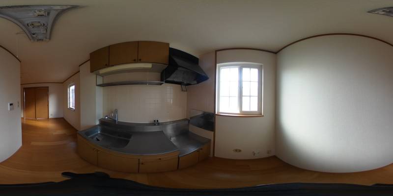 パノラマ画像キッチン