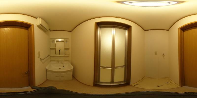 パノラマ画像洗面所