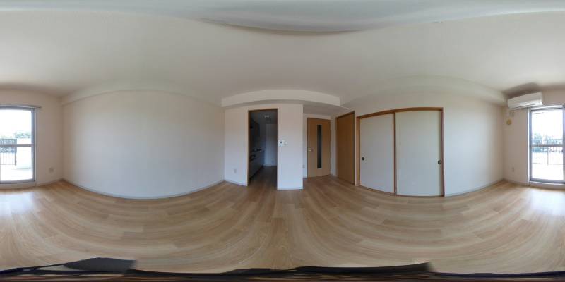 パノラマ画像リビング