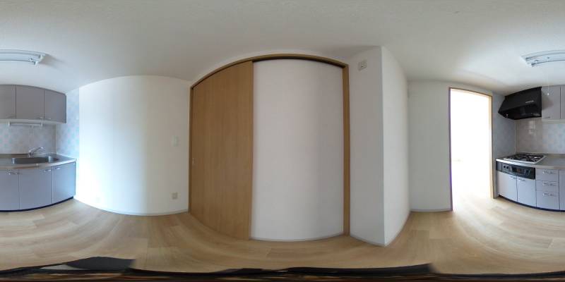 パノラマ画像キッチン