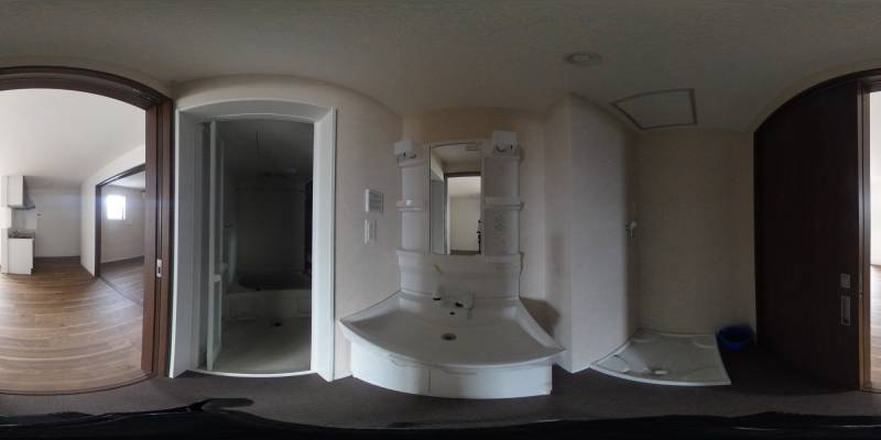 パノラマ画像洗面所