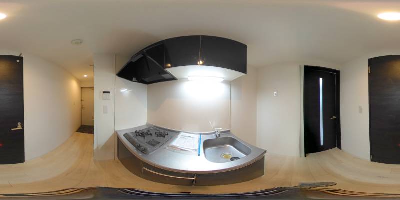 パノラマ画像キッチン