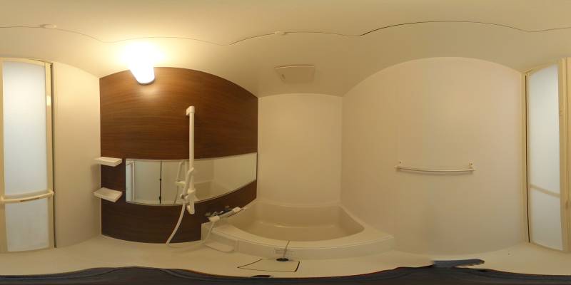 パノラマ画像バスルーム