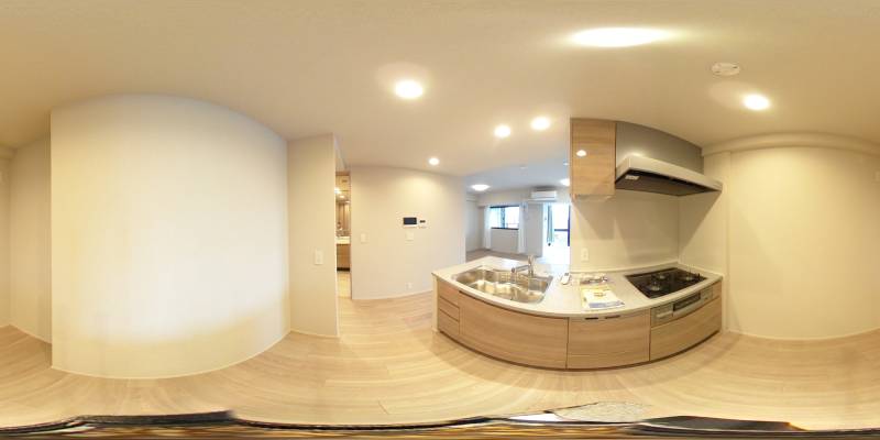 パノラマ画像キッチン