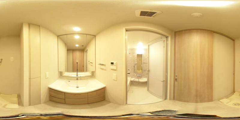 パノラマ画像洗面所