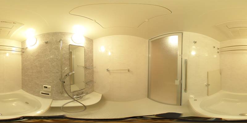 パノラマ画像バスルーム