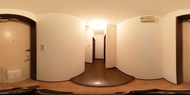 パノラマ画像玄関