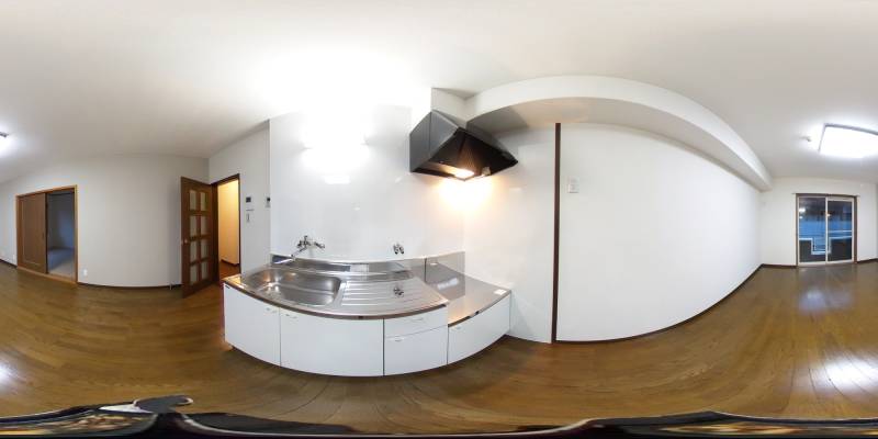 パノラマ画像キッチン