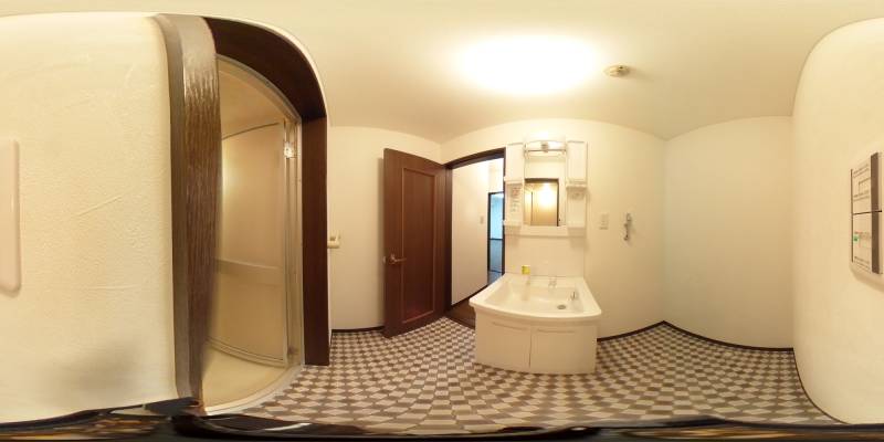 パノラマ画像洗面所