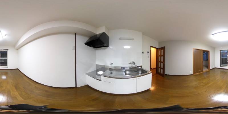 パノラマ画像キッチン