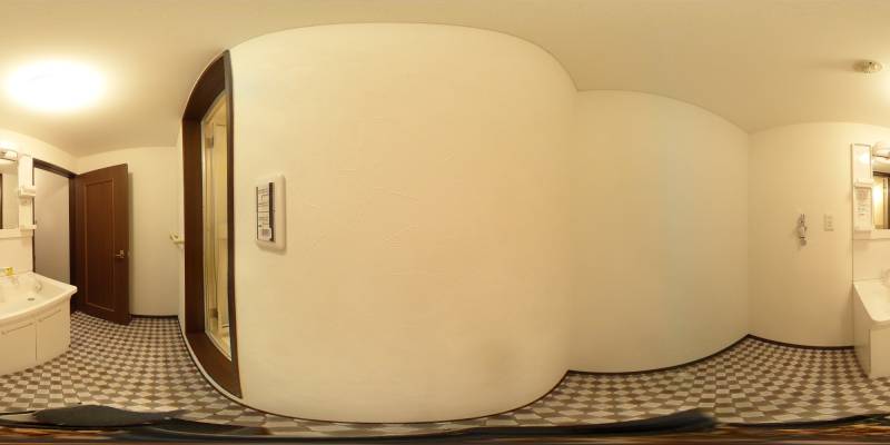 パノラマ画像洗面所