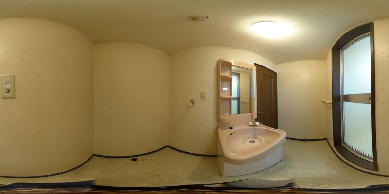 パノラマ画像洗面所