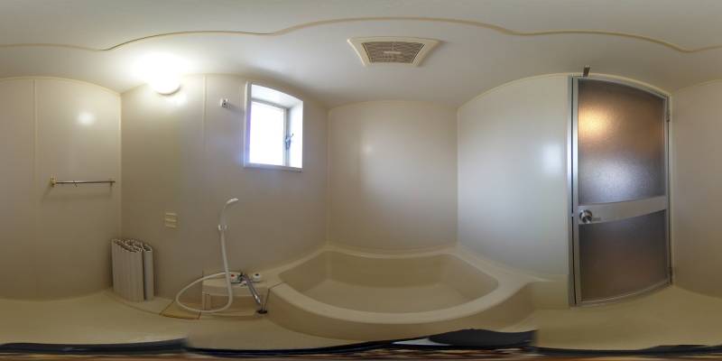 パノラマ画像バスルーム