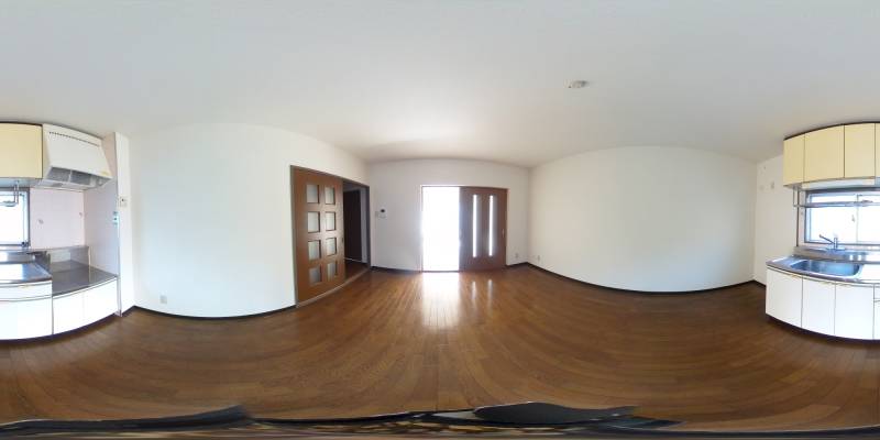 パノラマ画像キッチン