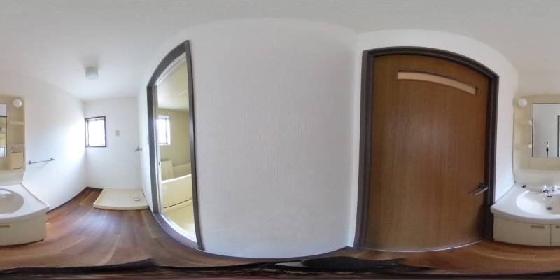 パノラマ画像洗面所