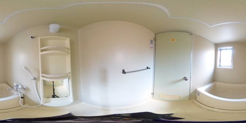 パノラマ画像バスルーム