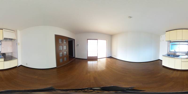 パノラマ画像キッチン