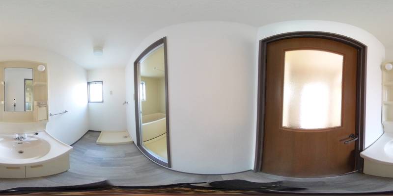 パノラマ画像洗面所