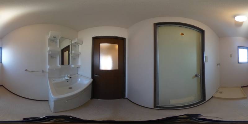 パノラマ画像洗面所