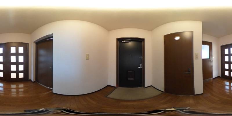 パノラマ画像玄関