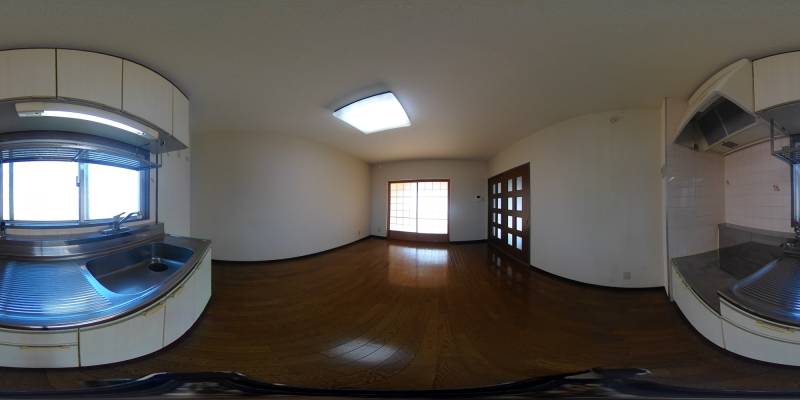 パノラマ画像キッチン