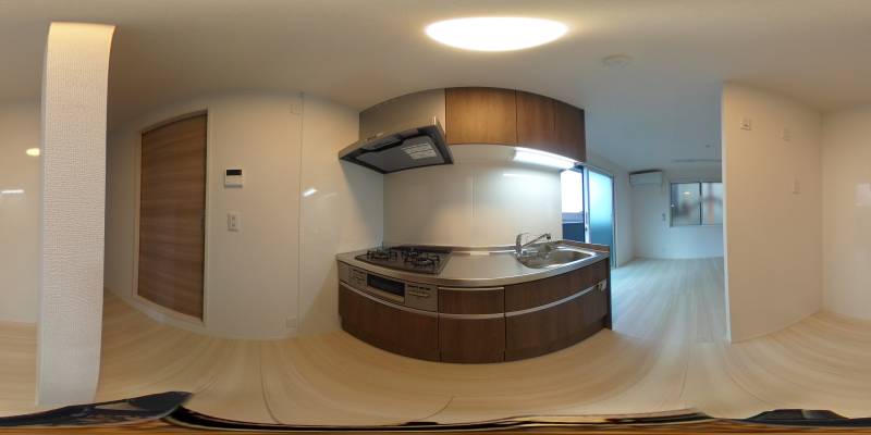 パノラマ画像キッチン