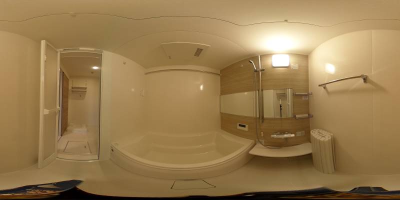 パノラマ画像バスルーム